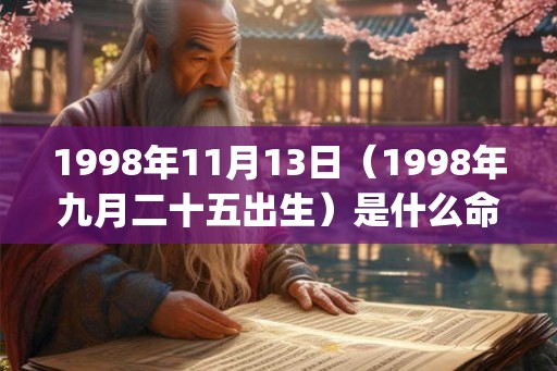1998年11月13日（1998年九月二十五出生）是什么命_命运如何