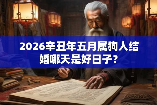 2026辛丑年五月属狗人结婚哪天是好日子？