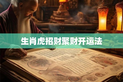 生肖虎招财聚财开运法