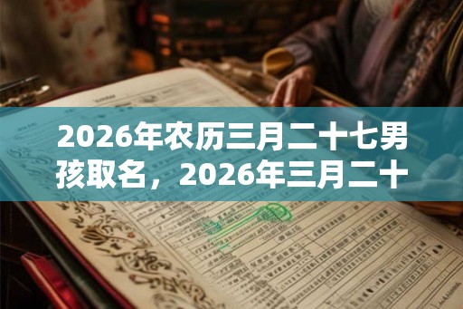 2026年农历三月二十七男孩取名，2026年三月二十七出生好吗？