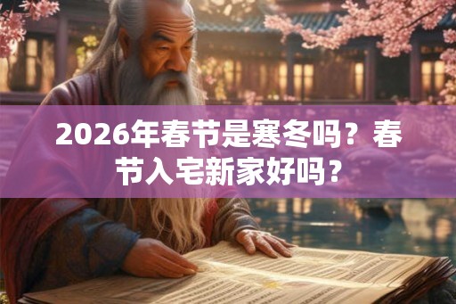 2026年春节是寒冬吗？春节入宅新家好吗？