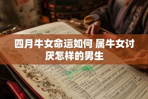 四月牛女命运如何 属牛女讨厌怎样的男生