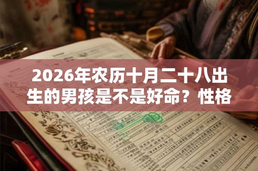 2026年农历十月二十八出生的男孩是不是好命？性格特点详解