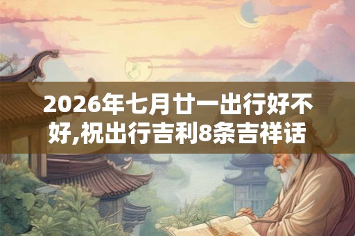 2026年七月廿一出行好不好,祝出行吉利8条吉祥话