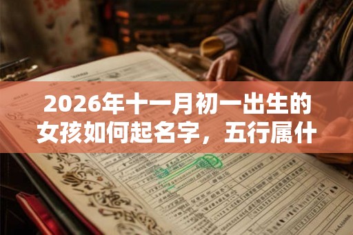 2026年十一月初一出生的女孩如何起名字，五行属什么