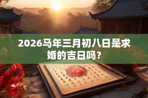 2026马年三月初八日是求婚的吉日吗？