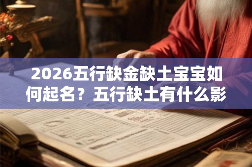 2026五行缺金缺土宝宝如何起名？五行缺土有什么影响？