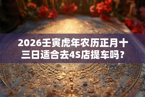 2026壬寅虎年农历正月十三日适合去4S店提车吗？
