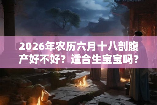 2026年农历六月十八剖腹产好不好?适合生宝宝吗? 2026年农历六月十八剖腹产好不好?适合生宝宝吗?