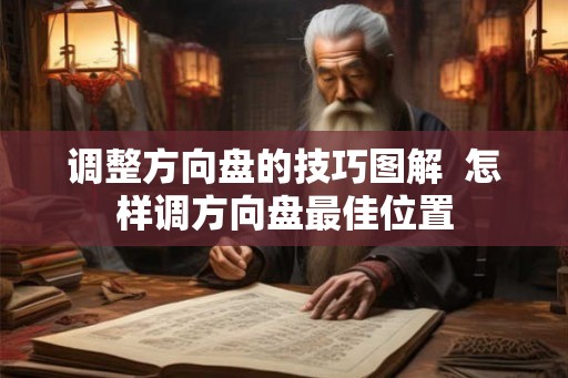 调整方向盘的技巧图解  怎样调方向盘最佳位置