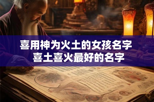 喜用神为火土的女孩名字  喜土喜火最好的名字