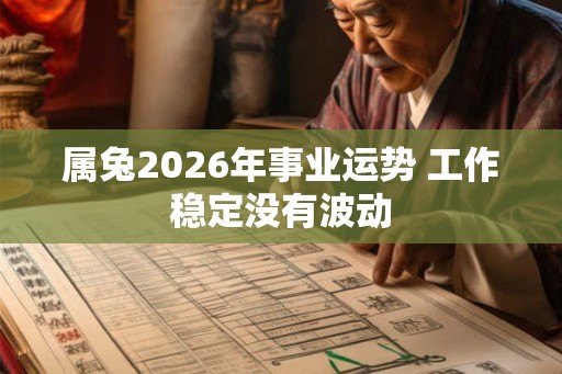 属兔2026年事业运势 工作稳定没有波动