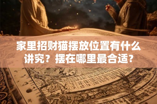 家里招财猫摆放位置有什么讲究？摆在哪里最合适？