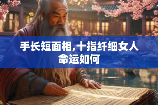 手长短面相,十指纤细女人命运如何