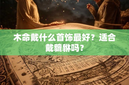 木命戴什么首饰最好?适合戴貔貅吗? 木命戴什么首饰最好?适合戴貔貅吗?