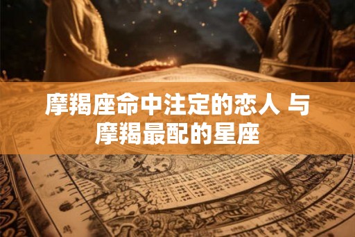 摩羯座命中注定的恋人 与摩羯最配的星座