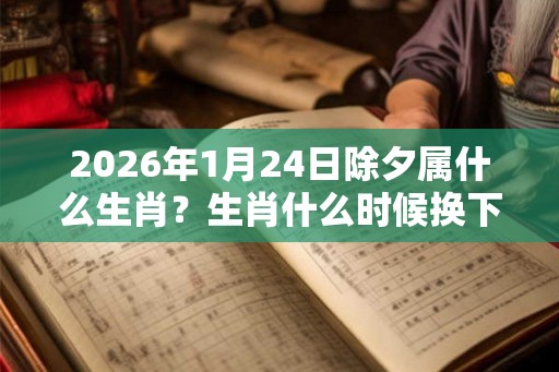 2026年1月24日除夕属什么生肖？生肖什么时候换下一个？