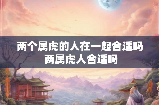 两个属虎的人在一起合适吗 两属虎人合适吗