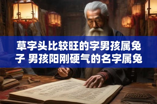 草字头比较旺的字男孩属兔子 男孩阳刚硬气的名字属兔