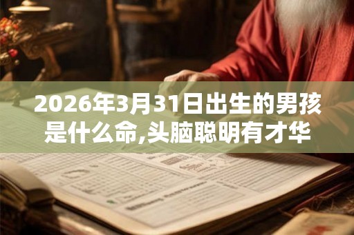 2026年3月31日出生的男孩是什么命,头脑聪明有才华