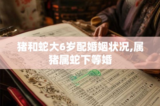 猪和蛇大6岁配婚姻状况,属猪属蛇下等婚