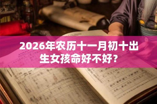 2026年农历十一月初十出生女孩命好不好？