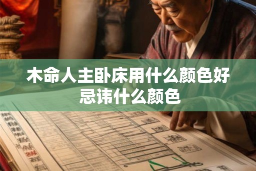 木命人主卧床用什么颜色好 忌讳什么颜色
