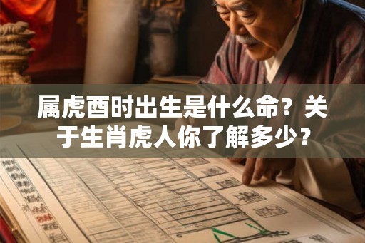 属虎酉时出生是什么命？关于生肖虎人你了解多少？