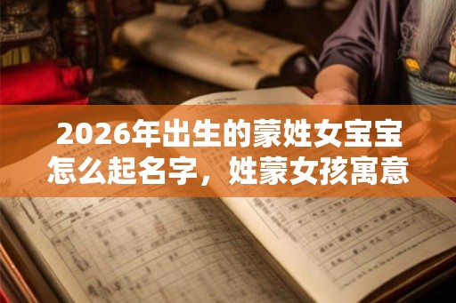 2026年出生的蒙姓女宝宝怎么起名字，姓蒙女孩寓意好的名字