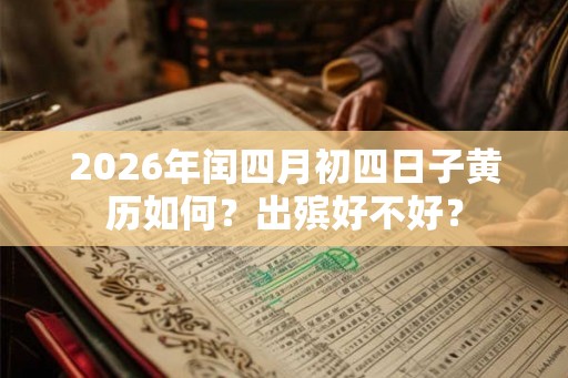 2026年闰四月初四日子黄历如何？出殡好不好？
