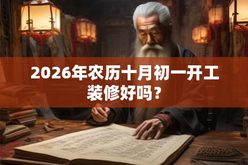 2026年农历十月初一开工装修好吗? 2026年农历十月初一开工装修好吗?