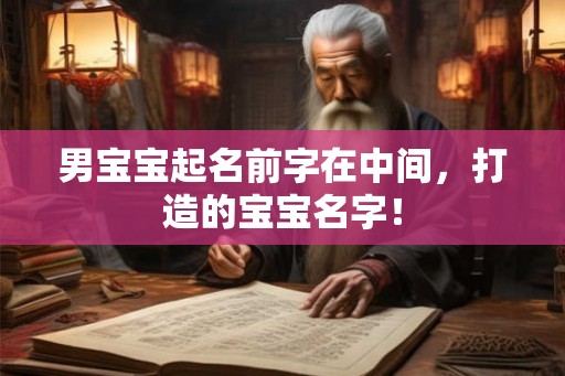 男宝宝起名前字在中间，打造的宝宝名字！