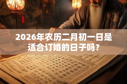 2026年农历二月初一日是适合订婚的日子吗? 2026年农历二月初一日是适合订婚的日子吗?