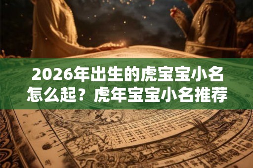 2026年出生的虎宝宝小名怎么起？虎年宝宝小名推荐
