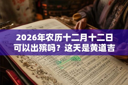 2026年农历十二月十二日可以出殡吗？这天是黄道吉日吗？