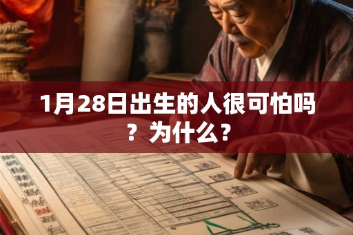 1月28日出生的人很可怕吗？为什么？