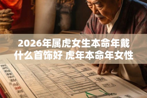 2026年属虎女生本命年戴什么首饰好 虎年本命年女性佩戴什么好