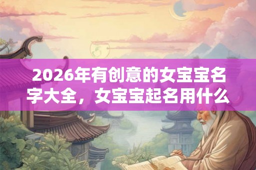 2026年有创意的女宝宝名字大全，女宝宝起名用什么字好？