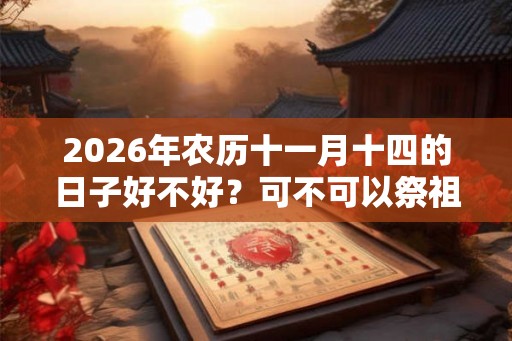 2026年农历十一月十四的日子好不好?可不可以祭祖? 2026年农历十一月十四的日子好不好?可不可以祭祖?