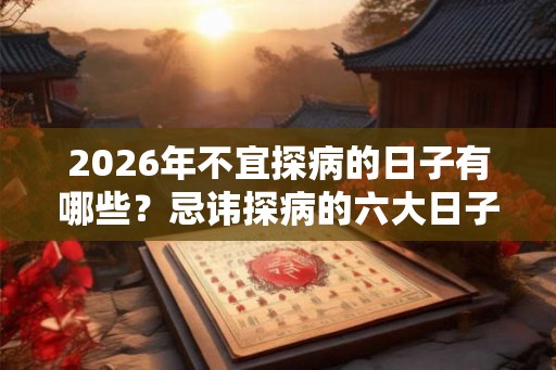 2026年不宜探病的日子有哪些？忌讳探病的六大日子