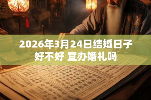 2026年3月24日结婚日子好不好 宜办婚礼吗