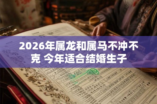 2026年属龙和属马不冲不克 今年适合结婚生子 2026年属龙和属马不冲不克 今年适合结婚生子