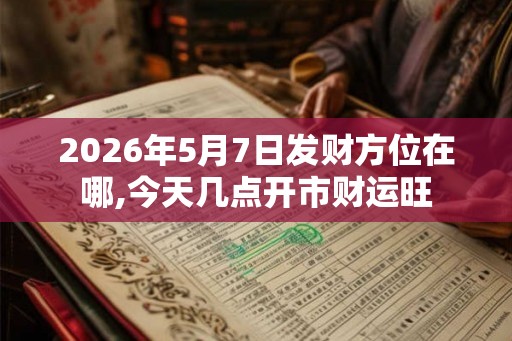 2026年5月7日发财方位在哪,今天几点开市财运旺