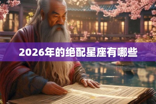2026年的绝配星座有哪些 2026年的绝配星座有哪些