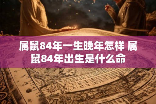 属鼠84年一生晚年怎样 属鼠84年出生是什么命 属鼠84年一生晚年怎样 属鼠84年出生是什么命