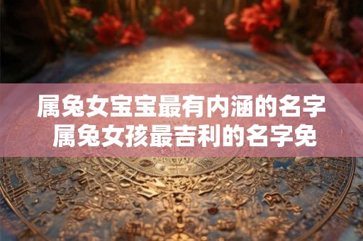 属兔女宝宝最有内涵的名字 属兔女孩最吉利的名字免费 属兔女宝宝最有内涵的名字 属兔女孩最吉利的名字免费