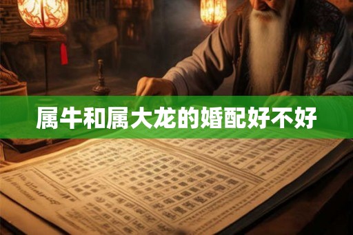 属牛和属大龙的婚配好不好