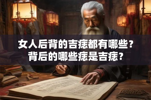 女人后背的吉痣都有哪些？背后的哪些痣是吉痣？