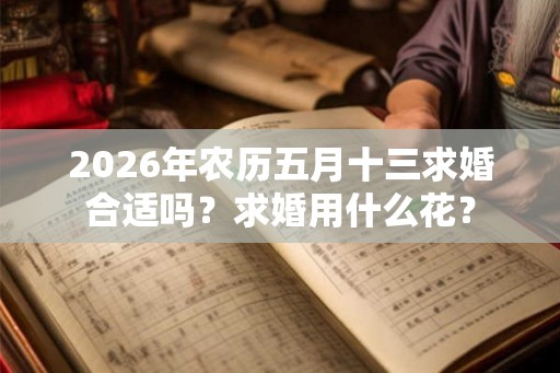 2026年农历五月十三求婚合适吗？求婚用什么花？