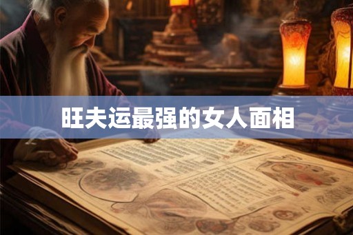 旺夫运最强的女人面相